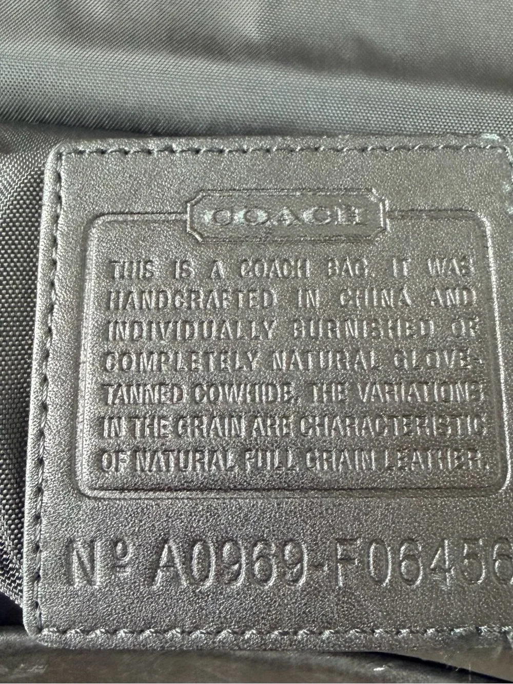Vintage Coach Briefcase Bag